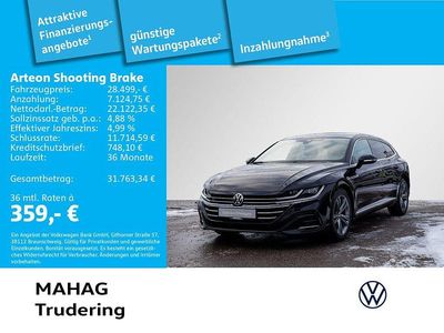 Second-hand VW Arteon R-line 190 CP (139 kW) 2022 Negru Berlinǎ