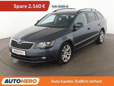 Usado Skoda Superb Exclusive 170 HP (125 kW) 2015 Cinzento Carrinha