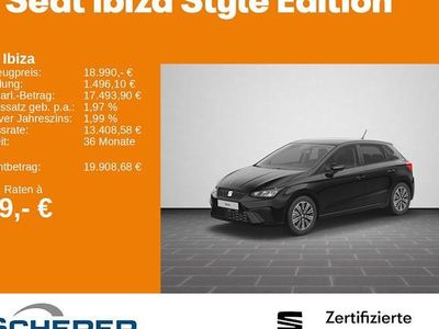 Begagnad Seat Ibiza Style 116 HK (85 kW) 2024 Svart Halvkombi