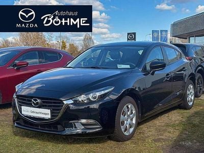 Gebraucht Mazda 3 Prime-Line 101 PS (74 kW) 2017 Onyxschwarz metallic Limousine