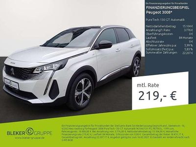 Gebraucht Peugeot 3008 GT 178 PS (130 kW) 2023 Perlmutt weiß SUV