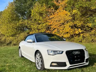 Używany Audi A5 Cabriolet Sport 177 KM (130 kW) 2014 Biały Kabriolet