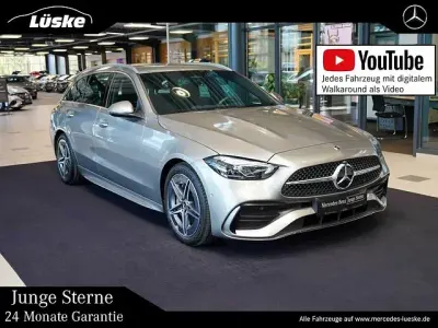 Gebraucht Mercedes C220 AMG line 197 PS (144 kW) 2023 Silber Kombi