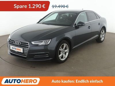 Grau Gebraucht 2016 Audi A4 Sport Limousine | 18.200 € (Fairer Preis)