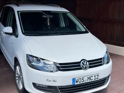 Gebraucht VW Sharan Cup 177 PS (130 kW) 2014 Weiß Van / Kleinbus