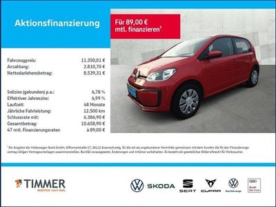 Gebraucht VW up! Move 65 PS (47 kW) 2021 Rot Kleinwagen