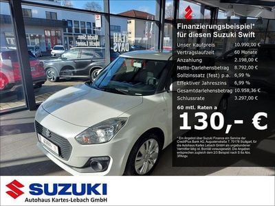Gebraucht Suzuki Swift Comfort 90 PS (66 kW) 2019 Weiss Kleinwagen