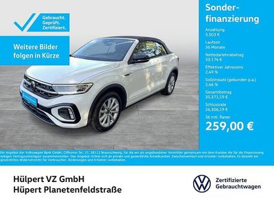 Usata VW T-Roc Cabriolet R-line 150 CV (110 kW) 2025 Bianco Cabrio