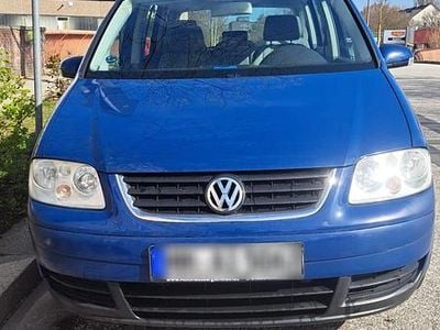 Gebraucht VW Touran 115 PS (84 kW) 2005 Blau Van / Kleinbus