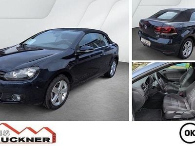 Gebraucht VW Golf Cabriolet LOUNGE 125 PS (91 kW) 2015 Open sea blue metallic Cabrio