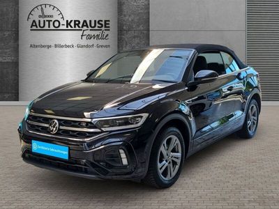 Gebraucht VW T-Roc Cabriolet R-line 150 PS (110 kW) 2024 Schwarz Cabrio
