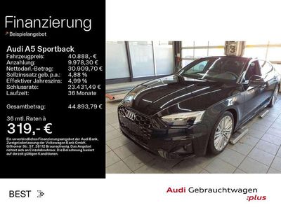 Gebraucht Audi A5 S-Line 204 PS (150 kW) 2023 Mythosschwarz metallic Coupé