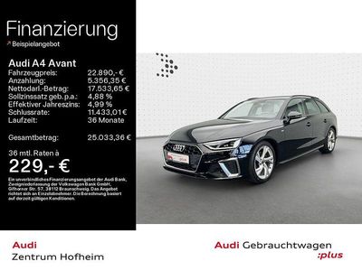 Gebraucht Audi A4 S-Line 136 PS (100 kW) 2022 Schwarz Kombi