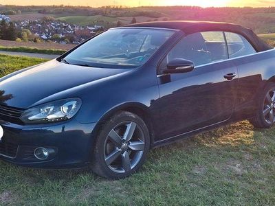 Usata VW Golf Cabriolet Exclusive 160 CV (117 kW) 2014 Blu Cabrio