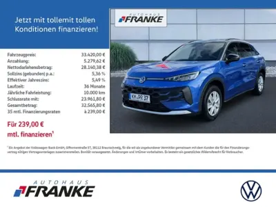 Gebraucht VW T-Roc Life 150 PS (110 kW) 2025 Blau SUV