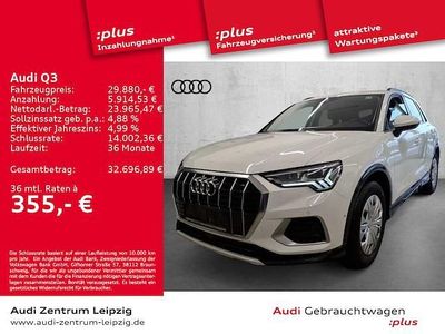 Gebraucht Audi Q3 Ambiente 190 PS (139 kW) 2022 Ibisweiß SUV