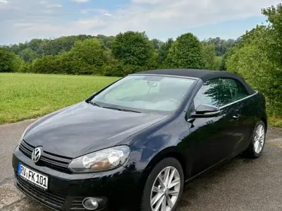 Gebraucht VW Golf Cabriolet 105 PS (77 kW) 2012 Schwarz Cabrio