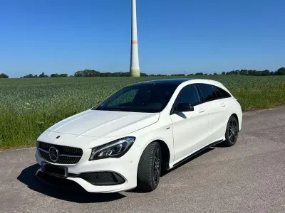 Gebraucht Mercedes CLA180 Shooting Brake AMG line 122 PS (89 kW) 2017 Weiß Kombi