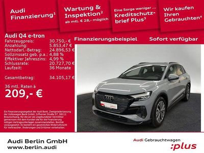 Gebraucht Audi Q4 e-tron Ambiente 150 kW (204 PS) 2023 Kieselgrau SUV