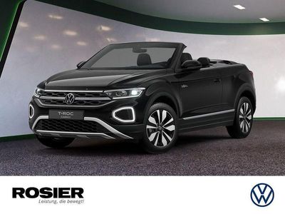 Gebraucht VW T-Roc Cabriolet Goal 116 PS (85 kW) 2025 Schwarz / deep black Cabrio