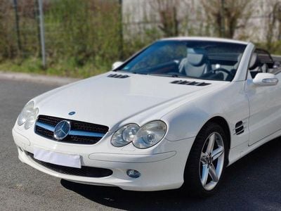 Gebraucht Mercedes SL500 306 PS (225 kW) 2002 Weiß Cabrio