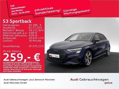 Gebraucht Audi S3 Ambiente 310 PS (228 kW) 2023 Navarrablau metallic Limousine