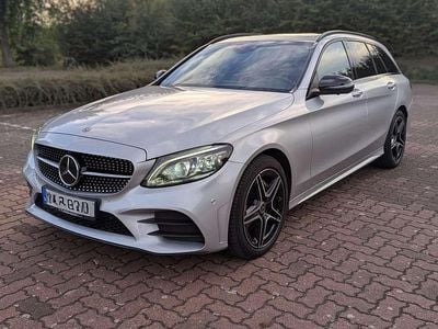 Gebraucht Mercedes C220 AMG line 194 PS (142 kW) 2019 Silber Kombi