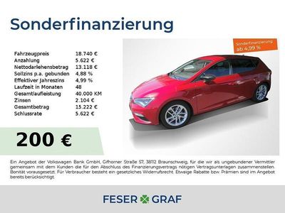 Usata Seat Leon FR 190 CV (139 kW) 2018 Rosso Berlina