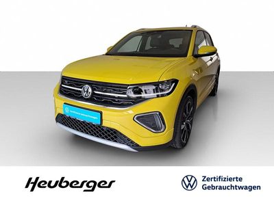 Brugt VW T-Cross R-line 116 HK (85 kW) 2025 Gul SUV
