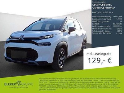 Gebraucht Citroën C3 Aircross Shine 110 PS (80 kW) 2023 Weiß SUV