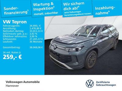 Gebraucht VW Tayron Life 150 PS (110 kW) 2025 Grau SUV