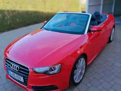 Gebraucht Audi A5 Cabriolet S-Line 230 PS (169 kW) 2014 Rot Cabrio
