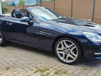 Gebraucht Mercedes SLK200 184 PS (135 kW) 2014 Blau Cabrio