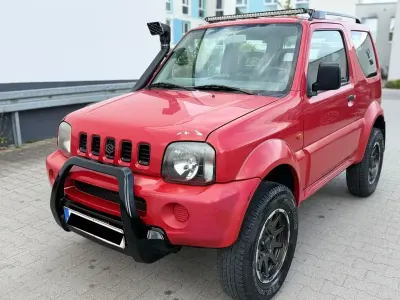 Brugt Suzuki Jimny 86 HK (63 kW) 2000 Rød SUV