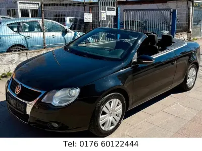 Brugt VW Eos 122 HK (89 kW) 2009 Sort Cabriolet