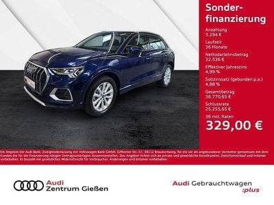 Gebraucht Audi Q3 Advanced Plus 190 PS (139 kW) 2023 Navarrablau metallic (metallic) SUV