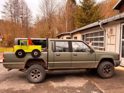 Gebraucht Mitsubishi L200 80 PS (58 kW) 1996 Grün Pickup