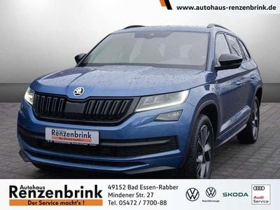 Brugt Skoda Kodiaq SportLine 190 HK (139 kW) 2020 Blå SUV