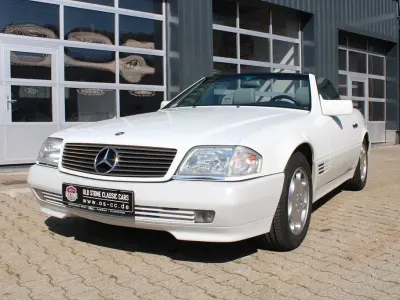 Gebraucht Mercedes SL500 320 PS (235 kW) 1993 Weiß Cabrio