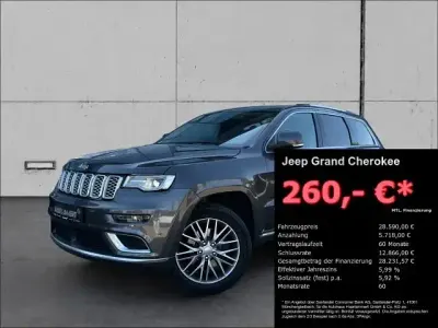 Gebraucht Jeep Grand Cherokee Summit 250 PS (183 kW) 2018 Grau SUV
