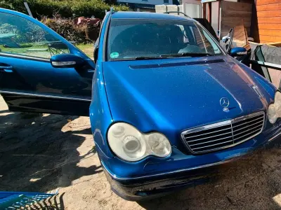 Brugt Mercedes C270 178 HK (130 kW) 2003 Blå Stationcar