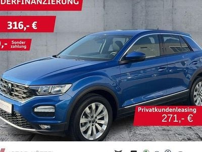 Usado VW T-Roc Sportline 150 CV (110 kW) 2021 Azul SUV