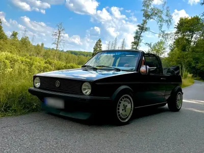 Gebraucht VW Golf Cabriolet 90 PS (66 kW) 1986 Schwarz Cabrio