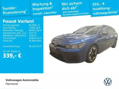 Gebraucht VW Passat R-line 193 PS (141 kW) 2025 Reef blue metallic Kombi