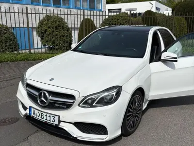 Brugt Mercedes E200 AMG 136 HK (100 kW) 2015 Sort Sedan