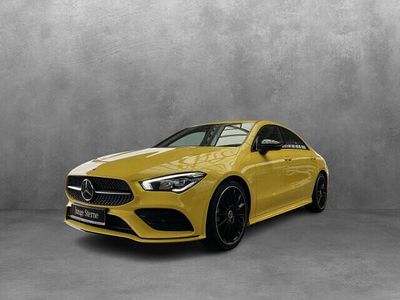 Second-hand Mercedes CLA180 AMG line 136 CP (100 kW) 2022 Galben Berlinǎ