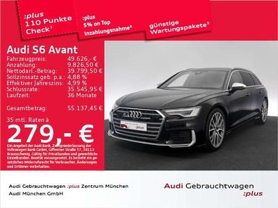 Second-hand Audi S6 Ambiente 344 CP (253 kW) 2022 Negru Break