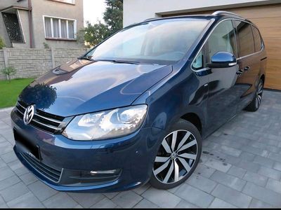 Usata VW Sharan 177 CV (130 kW) 2015 Blu Monovolume