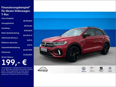 Occasion VW T-Roc R-line 150 ch (110 kW) 2023 Rouge SUV