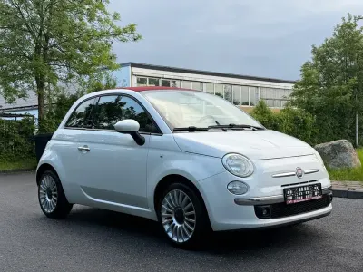 Używany Fiat 500 Lounge 69 KM (50 kW) 2010 Biały Kabriolet